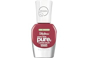 Sally Hansen Good. Kind. Pure. Nail Polish | Plant-Based, Vegan, 16-Free Formula | Opaque, Shiny | 260 Eco-Rose | Dusty Rose Nail Color