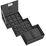 | 58% OFF | Stackers | Mens Accessories | mini black & pin stripe cufflink & watch box set