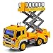 Gizmovine Friction Powered Lift Bucket Truck Toy, Super Duty Lift Construction Vehicle Toy for Kids, 1:16 Scale