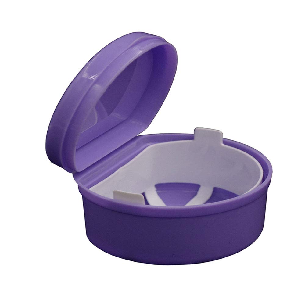 KaLaiXing brand Denture Bath - Storage Container for Soaking Dentures, Retainers & other Dental Appliances--purple: Industrial & Scientific