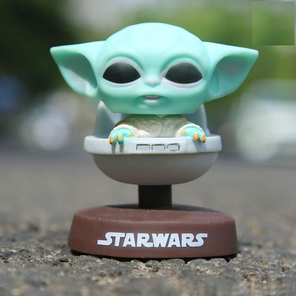Trunkin Star Wars Baby Yoda Mandalorian Bobblehead Model 2 Car
