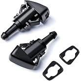 OTUAYAUTO Front Windshield Washer Nozzles Replacement for Ram, Chrysler, Dodge, Jeep, Washer Spray Nozzle Jet Kit Replaces OEM 4805742AB 5113049AA 5116079AA 5303833AA (Pack of 2)