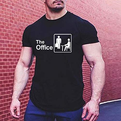 Hattfart-Men-Short-Sleeve-Printed-T-Shirt-for-FitnessWorkoutRunning-Moisture-Comfortable-T-Shirt-Top