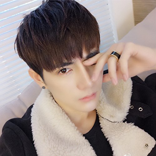 Amazon Com Korean Male Fashion Wig Liu Qi Students Handsome