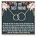 Dear Ava Necklace Gift For Women and Girls | Adjustable Modern Jewelry Pendant Love Gifting Idea for Her with Heartfelt Card | Gift for best friend Silver