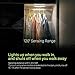 OxyLED Motion Sensor Closet Lights, Cordless Under Cabinet Lighting, Wireless Stick-on Anywhere Battery Operated 10 LED Motion Sensor Night Light, Safe Lights for Cabinet Wardrobe Stairs