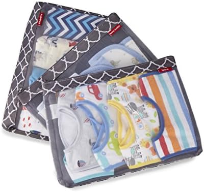 Baby Boom Pack Right Diaper Bag Linen Organizer Kit - Includes 1 Bib Pouch, 1 Burp Cloth Pouch, and 1 Sheets Pouch