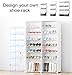 JOISCOPE Shoe Rack, 10 Tier 20 Pairs Shoe Storage Cabinet, Free Standing Shoe Shelf Organizer for Boots Slippers High Heels, for Closet Bedroom Entryway Hallway