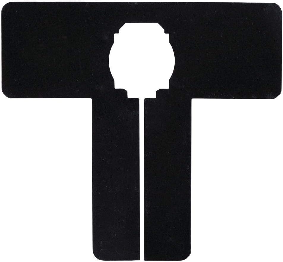 Blank T-Style Clothing Rack Divider