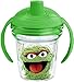 Tervis 1242378 Sesame Street-Oscar the Grouch Insulated Tumbler with Wrap and Rainforest Green Lid, 6oz My First Sippy Cup, Clear