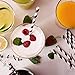 Webake Biodegradable Bulk 144 Halloween Black and White Striped Drinking Straws, Eco Friendly Alternative to Plastic Straws for Party, Cake Pop Sticks