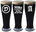 Personalized Pilsner Beer Glass 16 Oz - Wedding Party Groomsmen Father's Day Gifts - Custom Engraved Monogram Drinkware Glassware Barware Etched for Free