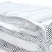 HANGERWORLD Medium Mesh Net Wash Bag - Padded to Protect Sneakers/Shoes Washing Machine Friendly - White, 3.5inch x 7.4inch