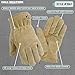 Leather Winter Work Gloves, 100-gram Thinsulate Insulation, Split Cowhide, Medium (Wells Lamont 1063M)