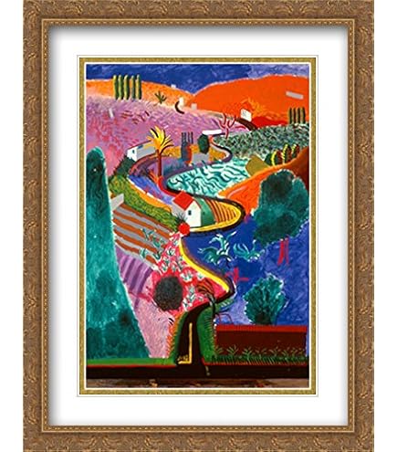 Amazon.com: Nichols Canyon 2X Matted 28x36 Large Black Ornate