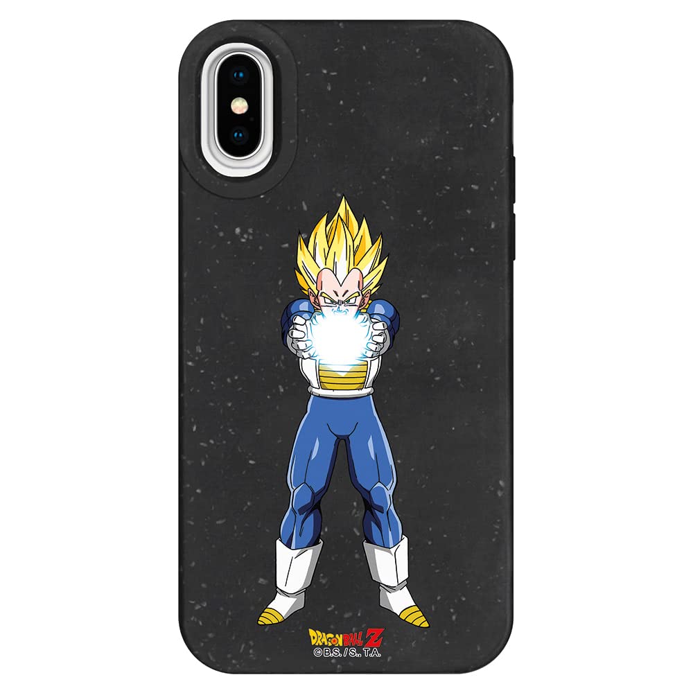 Personalaizer iPhone X-XS Eco Case - Dragon Ball Z Vegeta Energia white