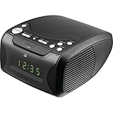 GPX CC314B High Quality Audio Alarm Clock with CD, AM/FM and USB