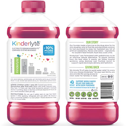 1 Kinderlyte+Electrolyte+Doctor+Formulated+Rehydration+Kid+Friendly