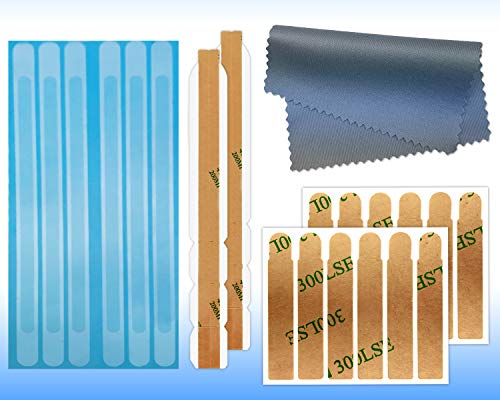 VINTEZ Privacy Screen Adhesive Tabs and Strips for Computer Monitors and Laptops – Replacement kit