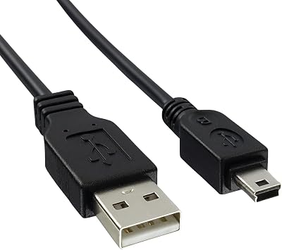 AAA PRODUCTS 1M Mini USB Cable for HDD Power Bank Speaker MP3 SAT NAV Dashcam