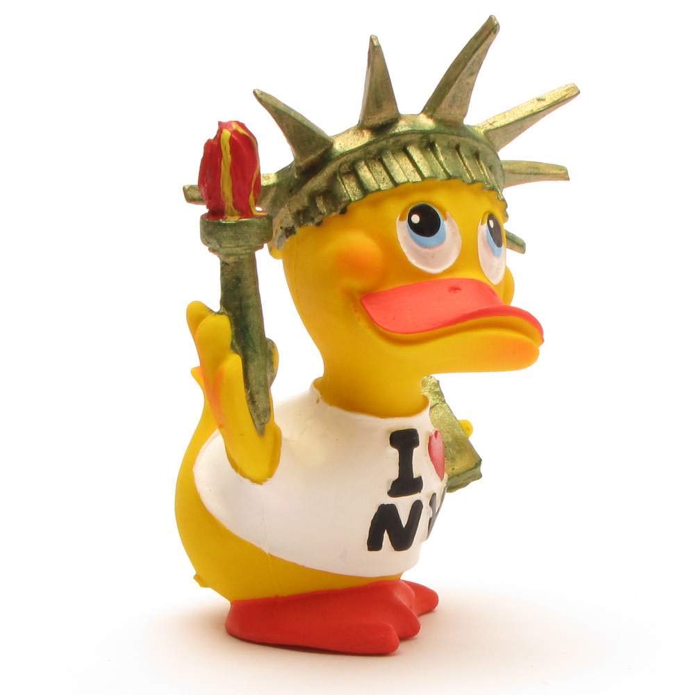 DUCKSHOP | Lady Liberty Rubber Duck | Bathduck | H: 9,5 cm