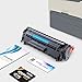 INK E-SALE Compatible Toner Cartridge for HP 12A Q2612A Canon 104 (Black, 2 Pack), for HP Laserjet 1010 1012 1015 1018 1020 1022 1022n 1022nw Canon D420 D480 D450 MF4100 MF4150 MF4270 MF4350d MF4370dn