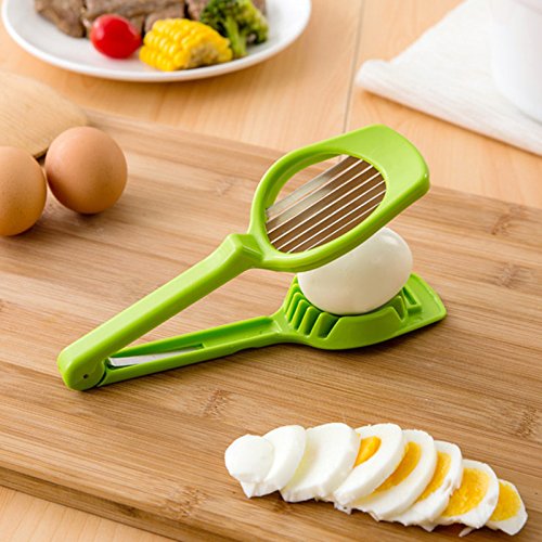 Nowry (TM0 Kitchen Stainless Steel Cooking Tool Egg Mushroom Fruit Slicer With Long Handle