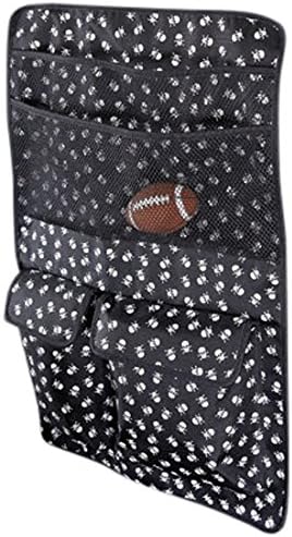 Cruising Companion 600D Polyester Small Pet Car Seat Organizer, Skull/Cross Bones