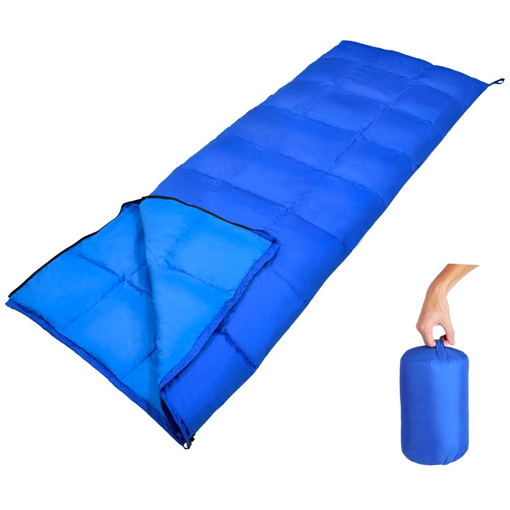 Geertop Lightweight Comfort Down Sleeping Bag 10 C / 50 F with Portable