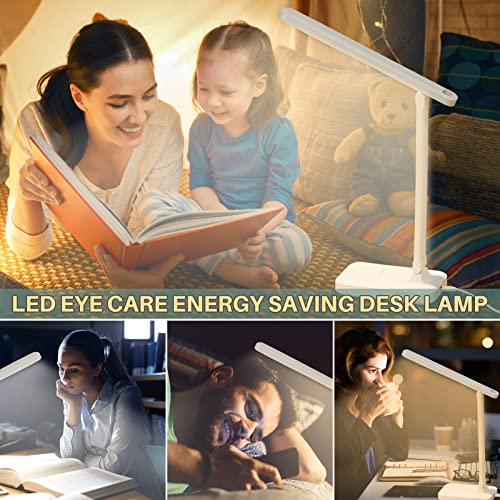candyfouse LED Desk Lamp with Touch Control, Reading Lamp No Flicker, 3