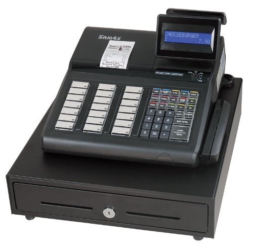 SAM4s ER-925 Cash Register with raised keyboard, with receipt printer
