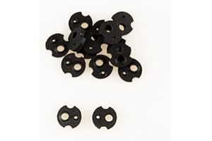 AIRGOESIN 15 pcs Dental Handpiece Gasket Accessory 2-Hole Silicone Handpiece Gasket Replacement, Autoclavable