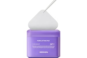 MEDIHEAL Toner Pads [PDRN] - Stretchable Lifting Pads with Squalane and Glutathione for Total Skin Care - Plant Based Rose PDRN - Wrinkle & Pore Care - Vegan Stretchable Lifting Fabric (100 Count)