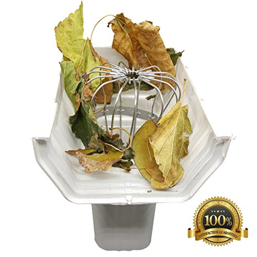 Gutter Guard Filter Strainer 3 inch Galvanized. Stops Blockage Leaves and Debris. Filter Allows the Water to Make it Through and into the Downspout.Pack Of 2.