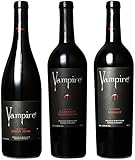 Vampire Vineyards Blood Red Mixed Pack Wines, 3 x 750 mL