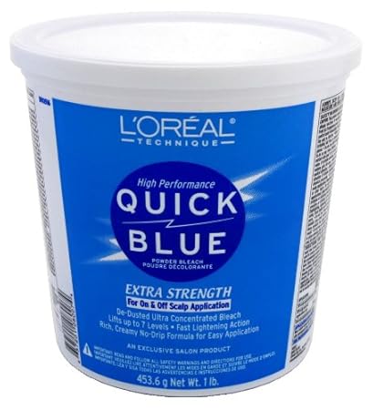 loreal blue powder bleach