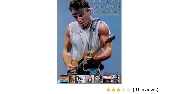 Amazoncom Bruce Springsteen Complete Guitarvocal - 