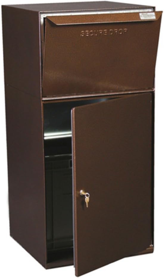 dVault® Collection Vault DVCS0023 Secure Collection and Package Drop with Removable Tote (Copper Vein)