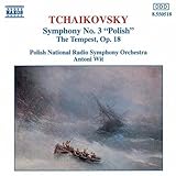 Pyotr Ilyich Tchaikovsky Album: «Tchaikovsky: Symphony No. 3 "Polish"; The Tempest, Op. 18» (Front side)