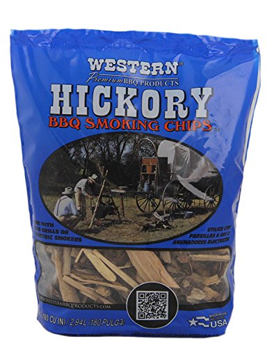 Western BBQ Smoking Wood Chips Variety Pack Bundle (4) Cherry, Hickory, Mesquite and Pecan Flavors (Cherry, Mesquite, Hickory, Pecan)