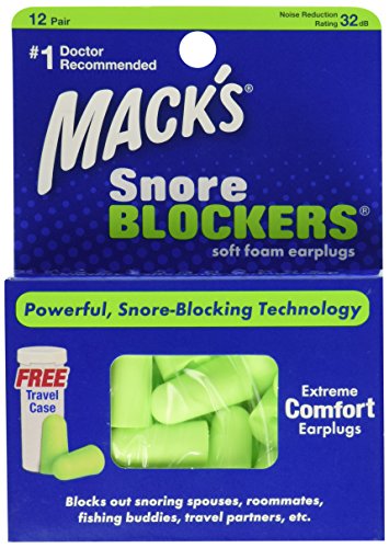 Mack's Snore Blockers Soft Foam Earplugs - 12 Pair