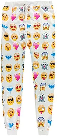 SUNY Men Joggers Fashion emoji smile face Harem Pants Trousers Hip Hop Jogging Sweatpants