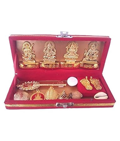 Ankita Gemstones Shri Dhan Laxmi-Kuber Bhandari Yantra - Pack of 13