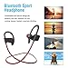 Bluetooth Headphones, Otium Wireless Bluetooth Sports Headphone with Mic Waterproof Bluetooth Headsets Stereo Headphone Mini Earpiece Exercise Earbuds