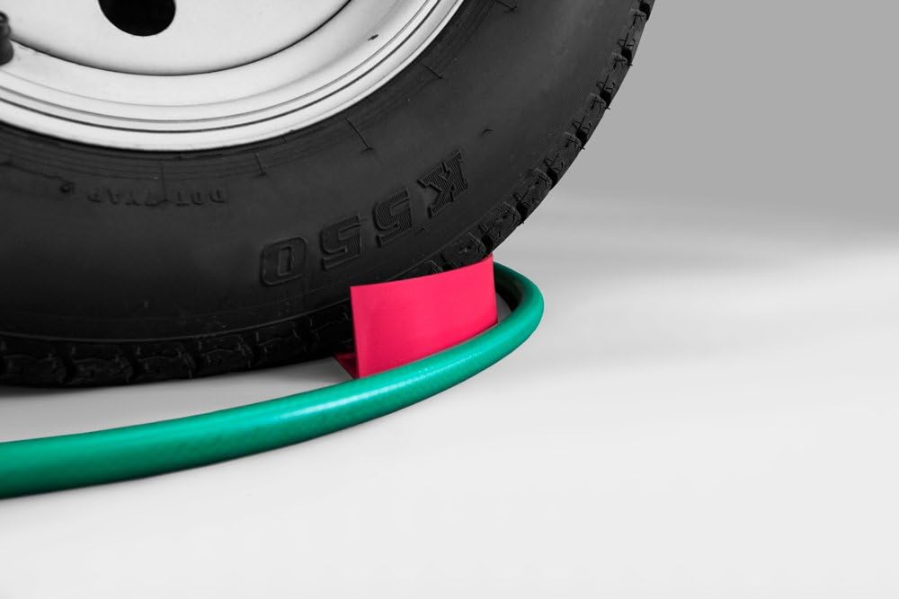 Hose Slide The Original Hose Wire Cable Guide | Prevents Snagging Under Tire | The Ultimate Car Detailing/Washing Tool (Fuchsia, 4 Pack)