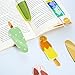 Blulu 60 Pieces Summer Bookmarks Cold Drink Theme Cute Colorful Dessert Bookmarks for Students Kids Adults Reading(Color 1)
