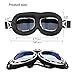 Oumers TMS WWII Raf Vintage Goggles, Aviator Pilot Style Motorcycle Cruiser Scooter Goggle, Bike Racer Touring Half Helmet Goggles, Cool MTB Bicycle Summer Winter Snowboard Windproof glasses colorful