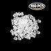 General Lost Ocean 100 Clear Rubber Bullet Clutch Safety Backs Nuts Earring Keepers,