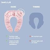 Jool Baby Folding Travel Potty Seat for Girls, Fits Round & Oval Toilets view 2