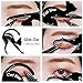 Cat Line Eyeliner Stencil, Smoky Eyeshadow Applicators Template Plate, Professional Multifunction Black Cat Shape Eye liner & Eye Shadow Guide Template (Silicone Material)